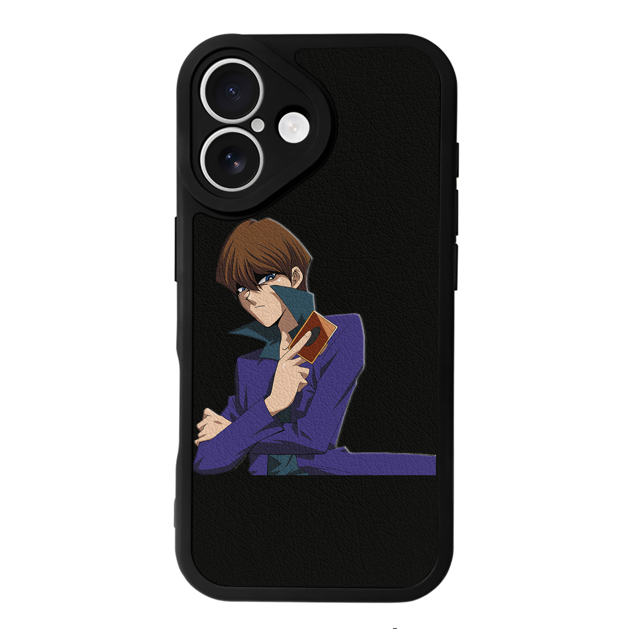 遊☆戯☆王 Yu-Gi-Oh! 【iPhone 16シリーズ対応】シリコンスマホケース（レザー調） 材質：シリコン